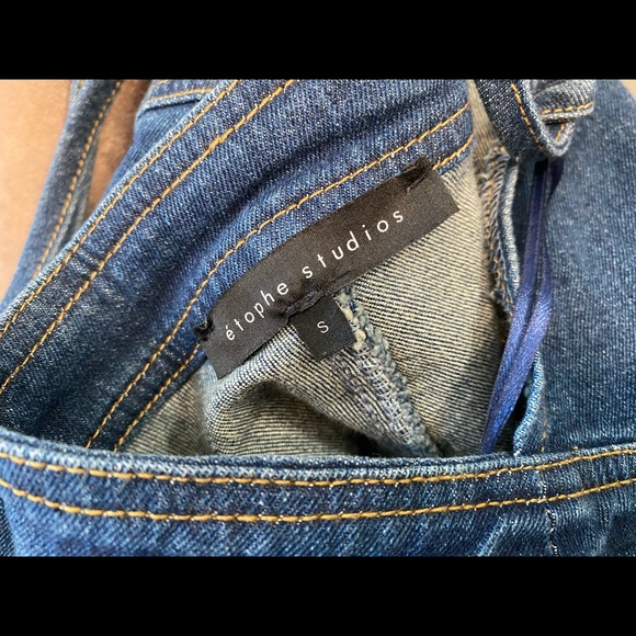 NWOT Forever21 Denim Cami Overalls / Jumpsuit - Picture 8 of 9